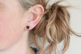 DIAMOND øreringe (koboltblå/messing eller mosgrøn/messing)