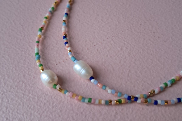 DREAM - krymmel halskæde (2 farvekombier)