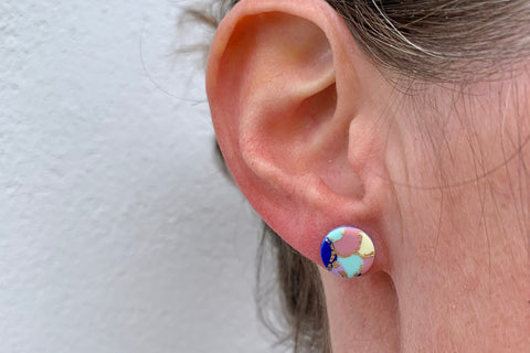 PEACOCK dot øreringe