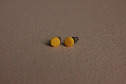 DOT øreringe, lille (gul)