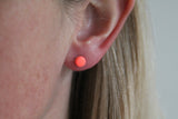 DOT øreringe, lille (lys koral)
