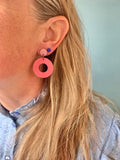 DONUT øreringe (rosa/pink)