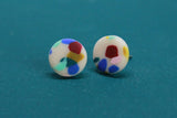 TERRAZZO dot øreringe (pudder terrazzo)